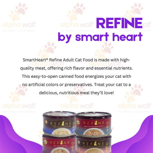 SmartHeart Refine Adult Cat Wet Food Canned 80g