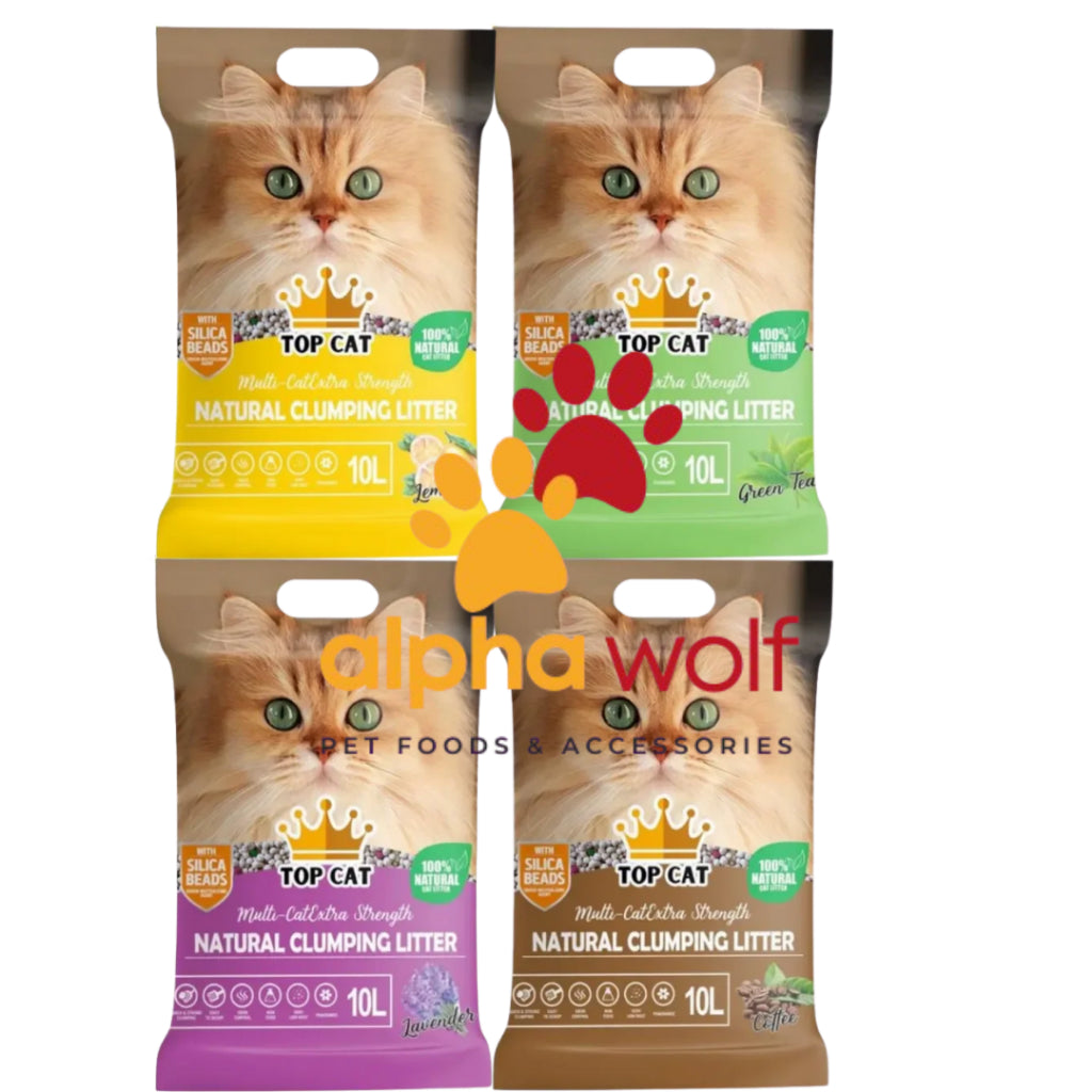 Top Cat Litter Sand Natural Clumping Litter 10L