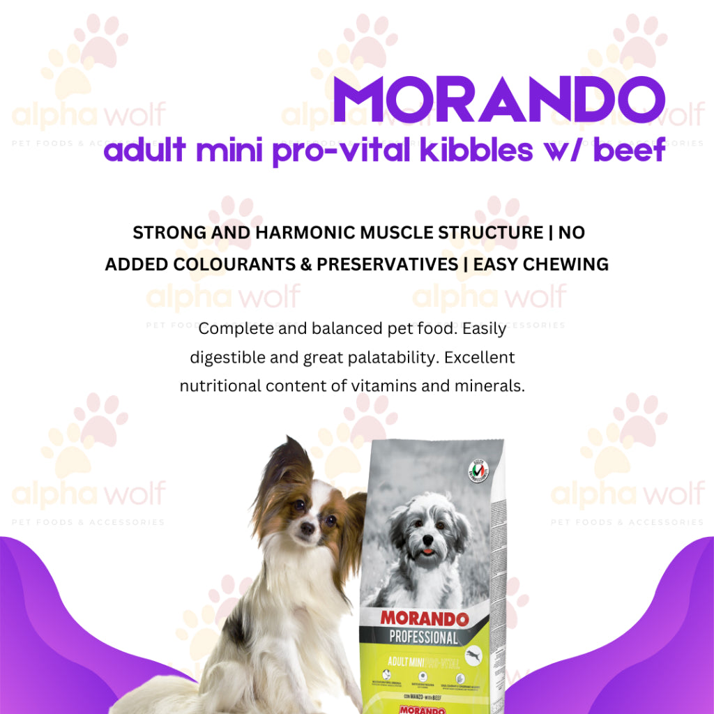 Morando Professional Dry Dog Food for Puppy and Adult