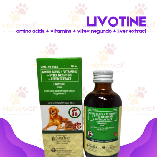 Livotine ( Liver Tonic and Renal Enchancer Supplement ) 60 ml and 120ml