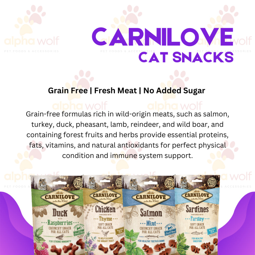 Carnilove Into the Wild Soft Snack for All Cats 50g