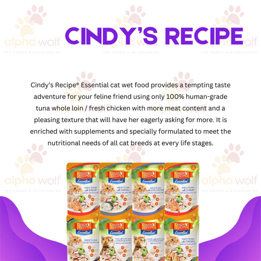 Cindy's Recipe Essential Wet Cat Food 70g