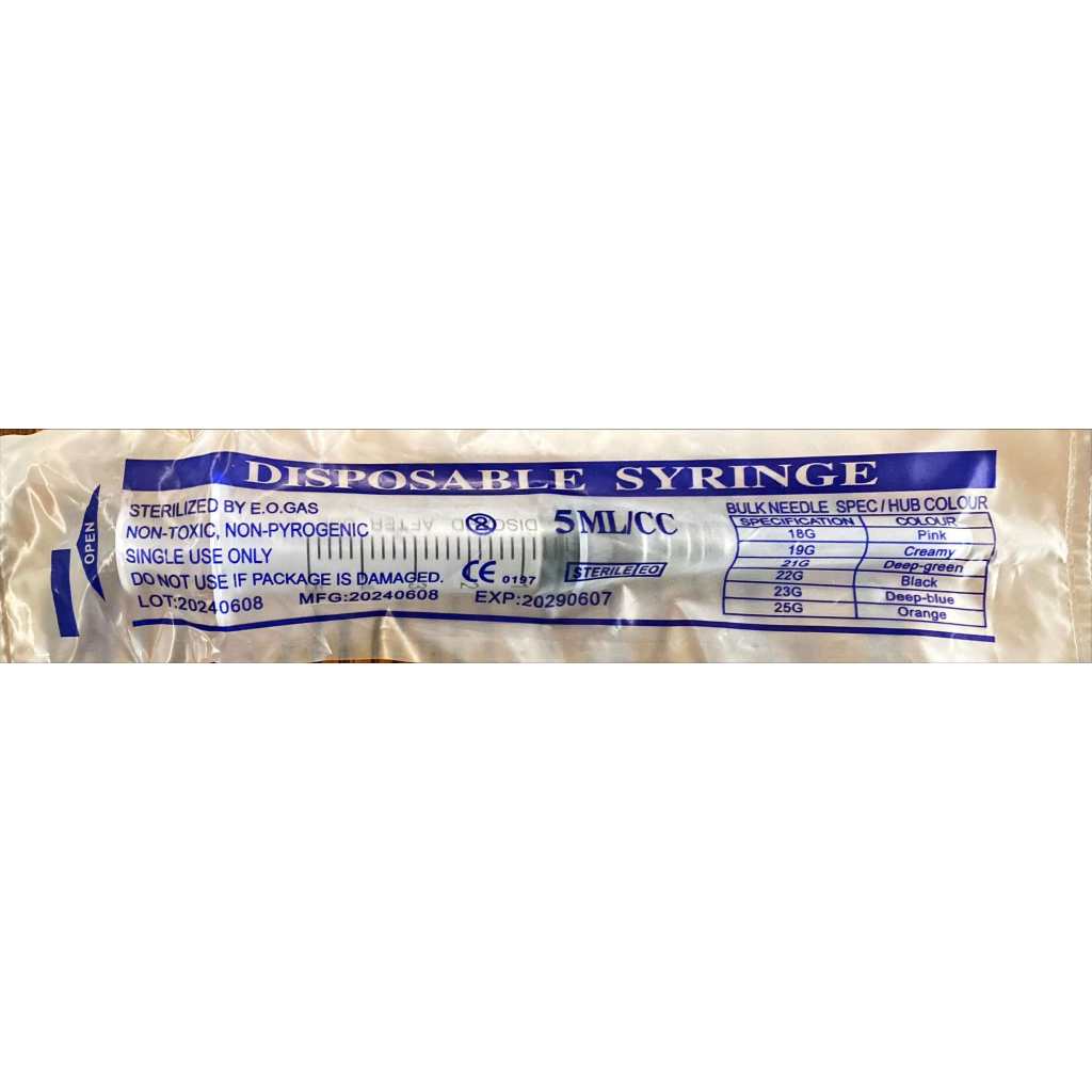 Disposable Syringe in 1ml 2.5ml 5ml  Removable Needles for Pets