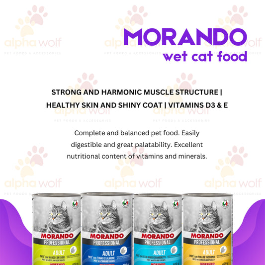 Morando Wet Cat Food Can 400g