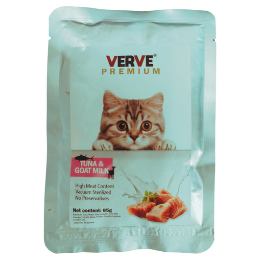 Verve Premium Wet Cat Food in Gravy Pouch 85g
