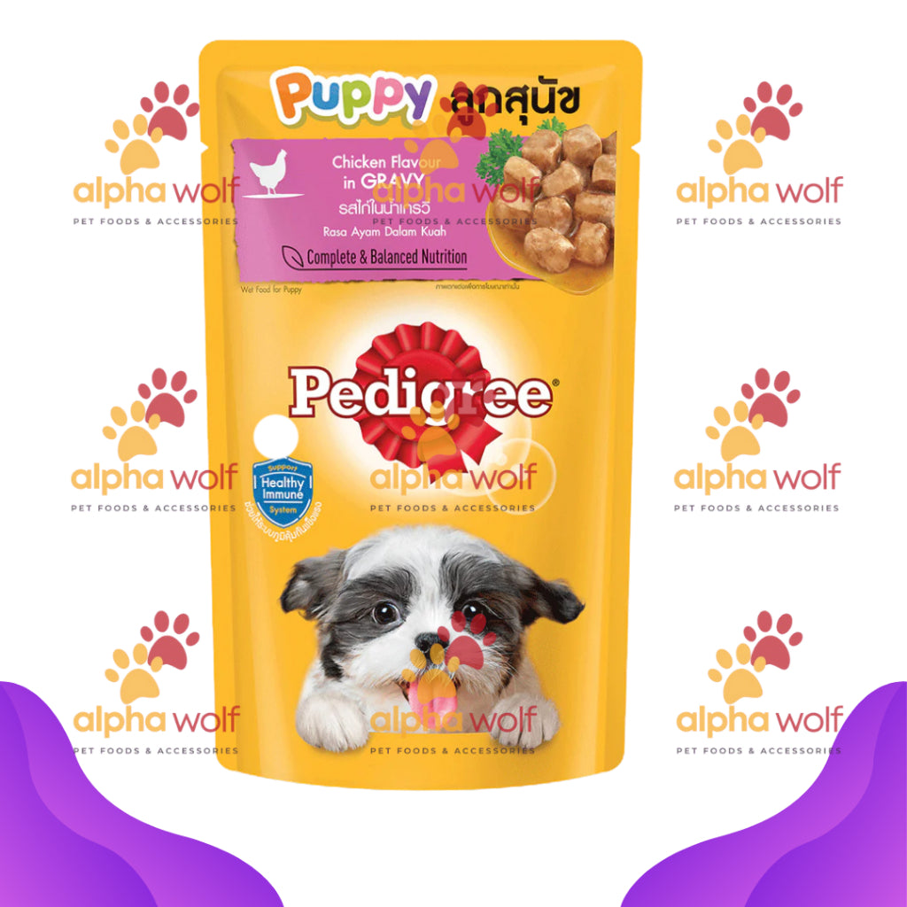 Pedigree Wet Food For Adult Dog, Complete And Balance Nutrition 130g