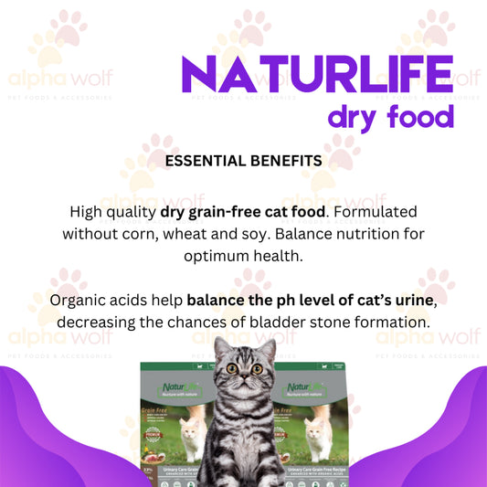Naturlife Cat Dry Food Urinary Care Grain Free