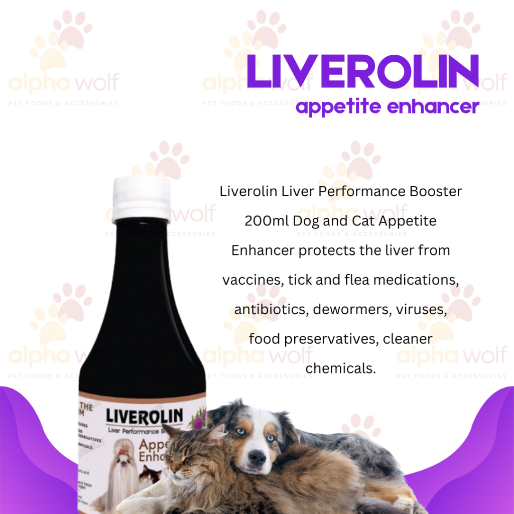Liverolin Liver Performance Booster Appetite Enhancer for Dogs & Cats 200ml