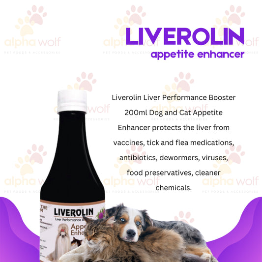Liverolin Liver Performance Booster Appetite Enhancer for Dogs & Cats 200ml