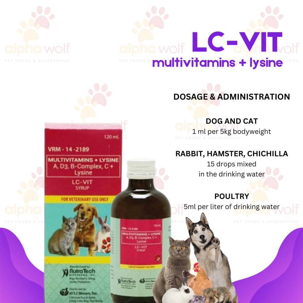 LC-Vit Multivitamins For Pets 60-120ml