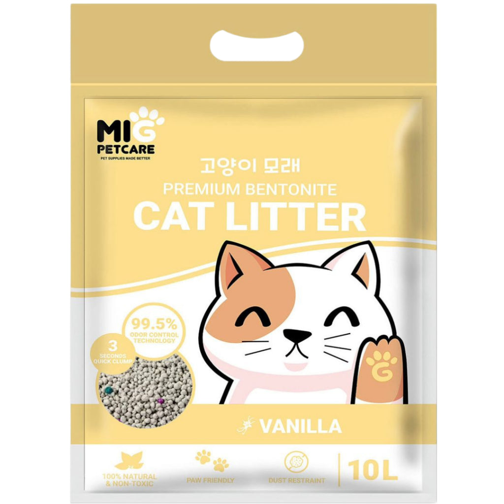 MIG PETCARE Premium Bentonite Cat Litter 10L