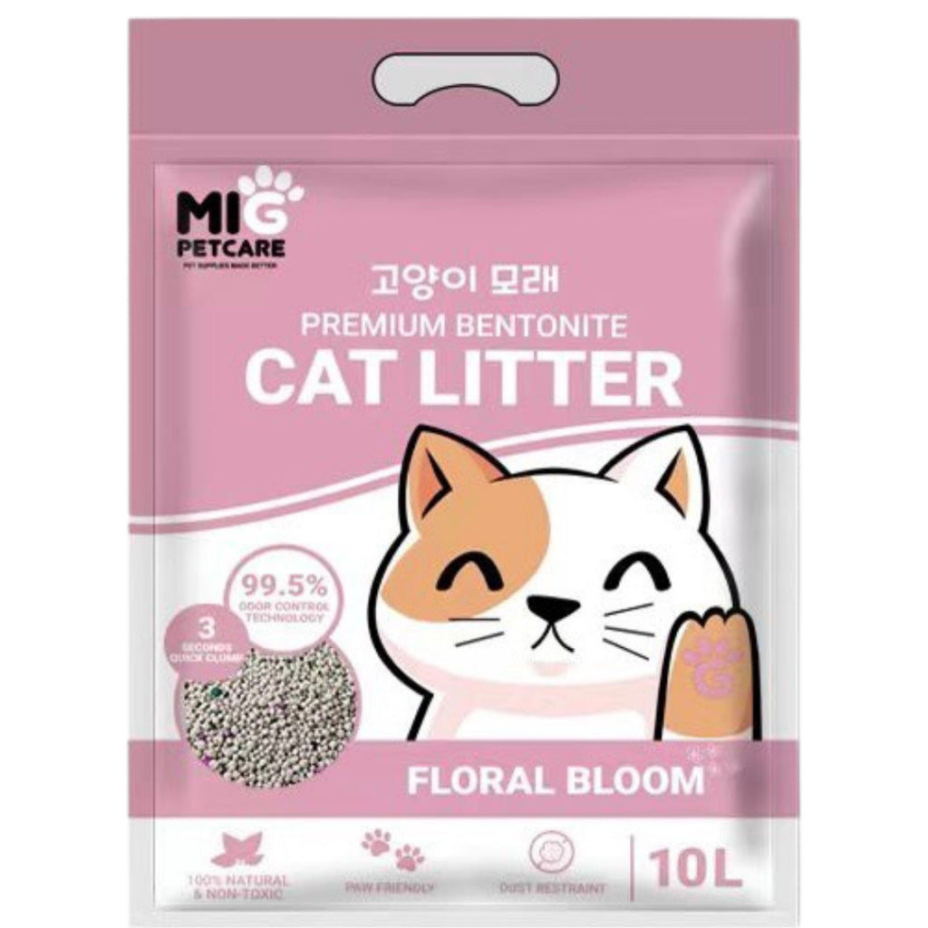 MIG PETCARE Premium Bentonite Cat Litter 10L
