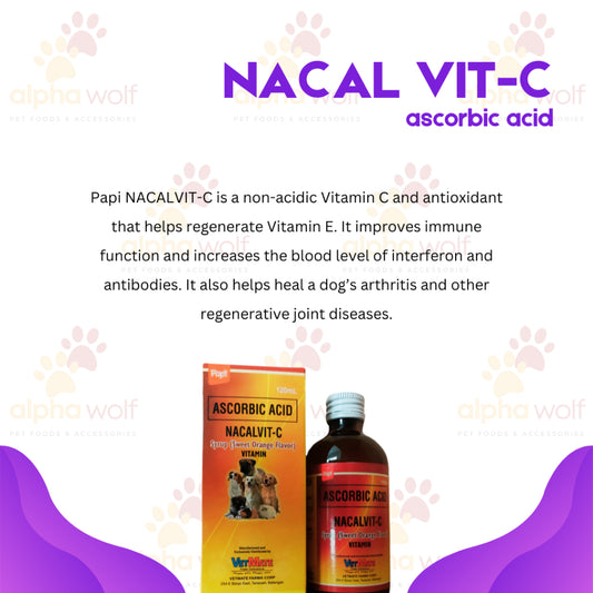 Papi Nacal Vit-C Immunol Stimulant 120ml