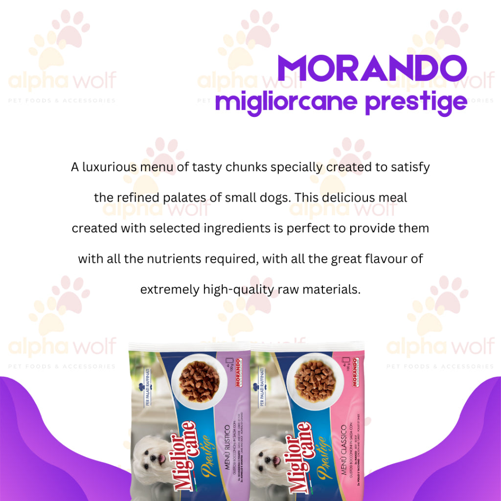 Miglior Cane Prestige Wet Dog Food (4pouches per pack 100g per pack) 400g