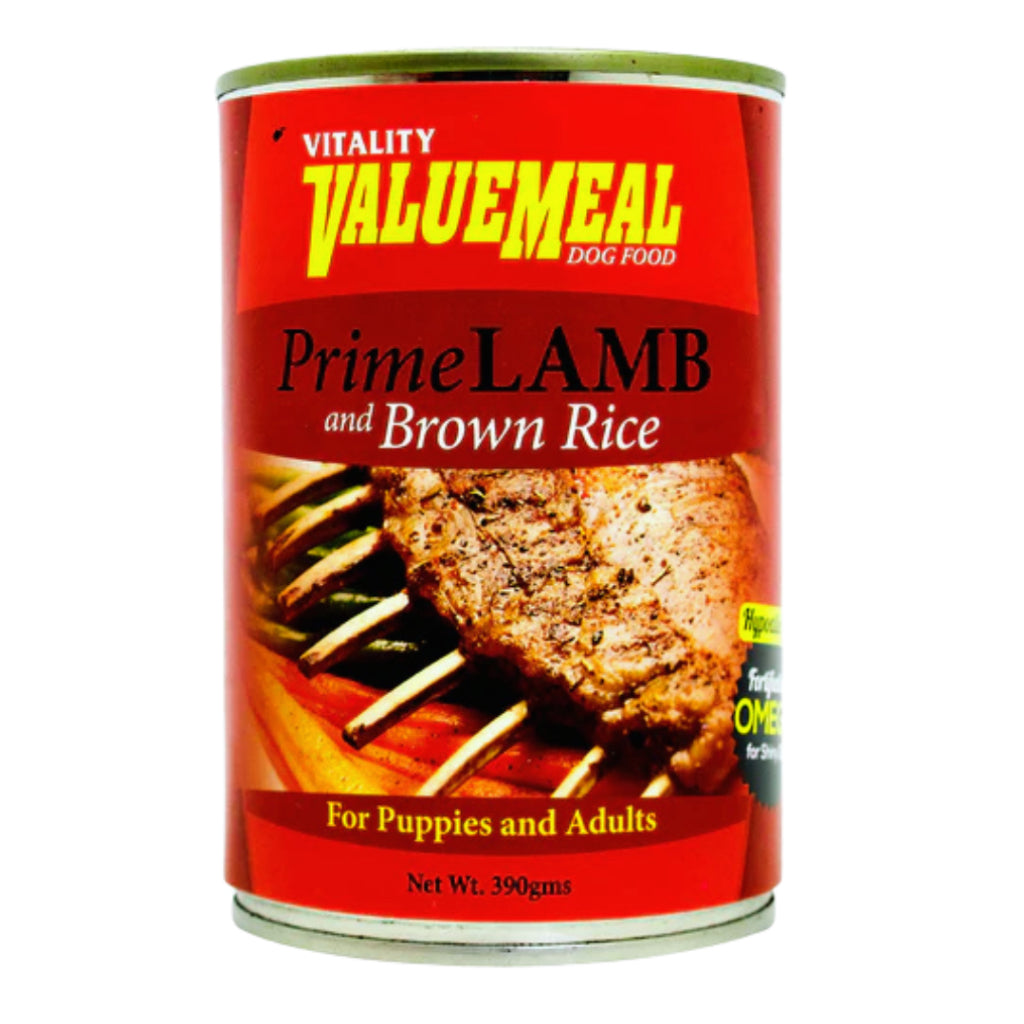 Vitality ValueMeal Can For Puppy and Adult Dog Wet Food 390g