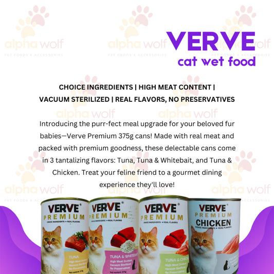 Verve Wet Cat Food in Can 375g