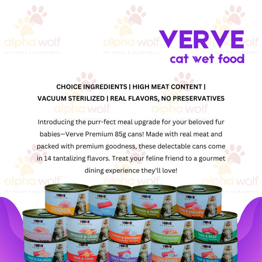 Verve Wet Cat Food In Can 85g