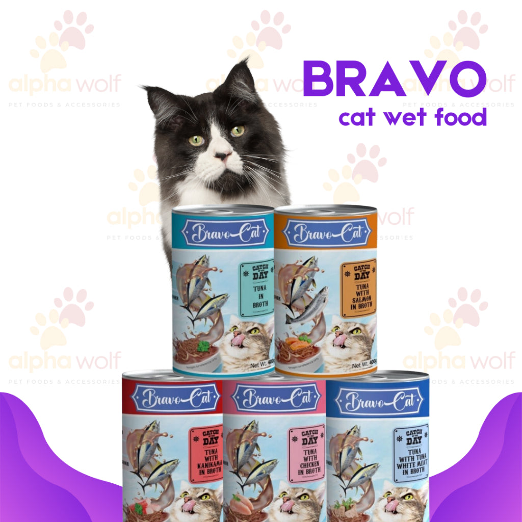 Bravo Wet Cat Canned Food 400g