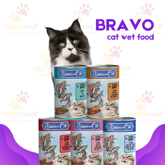 Bravo Wet Cat Canned Food 400g