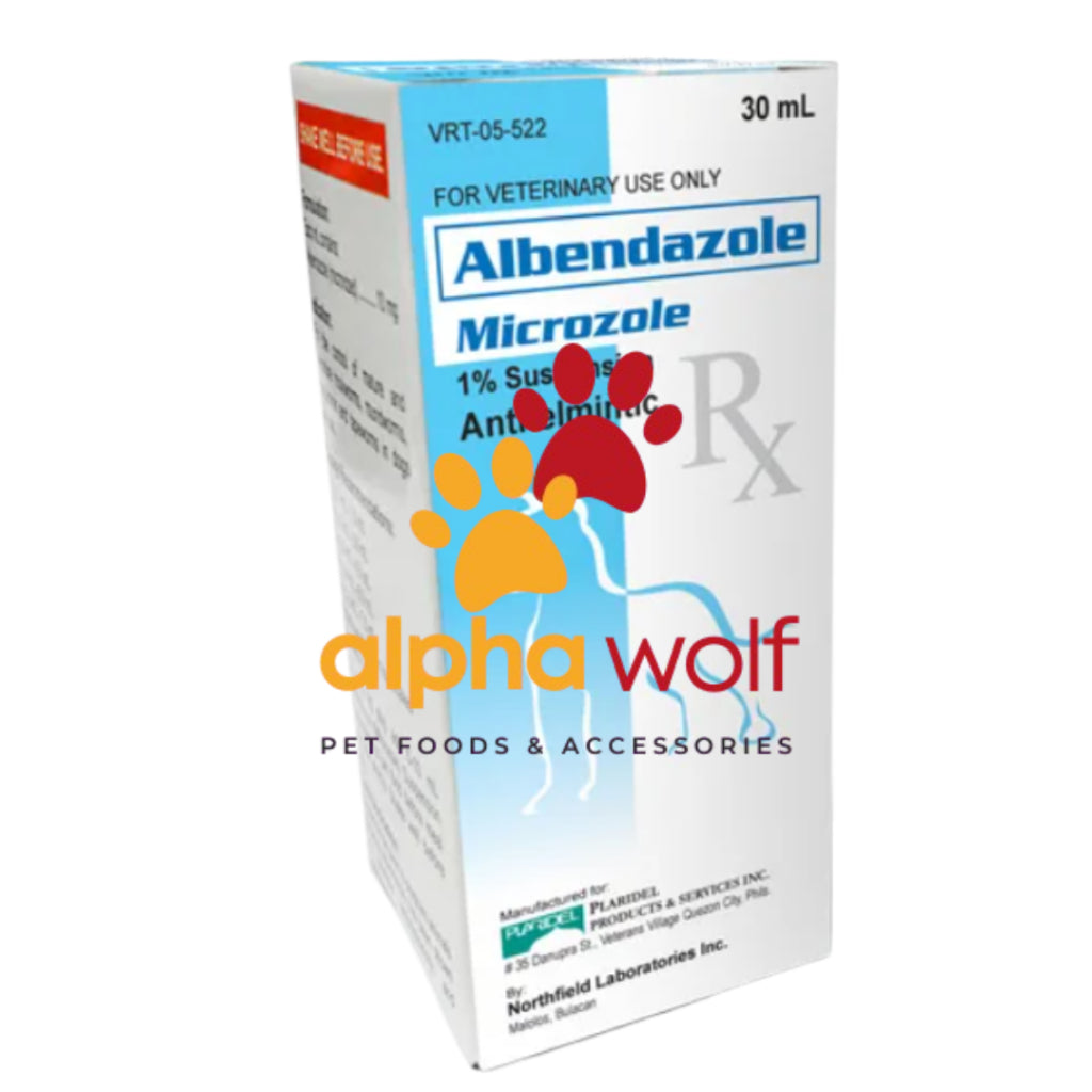 Microzole Albendazole Dewormer for Dog and Cats 30ml