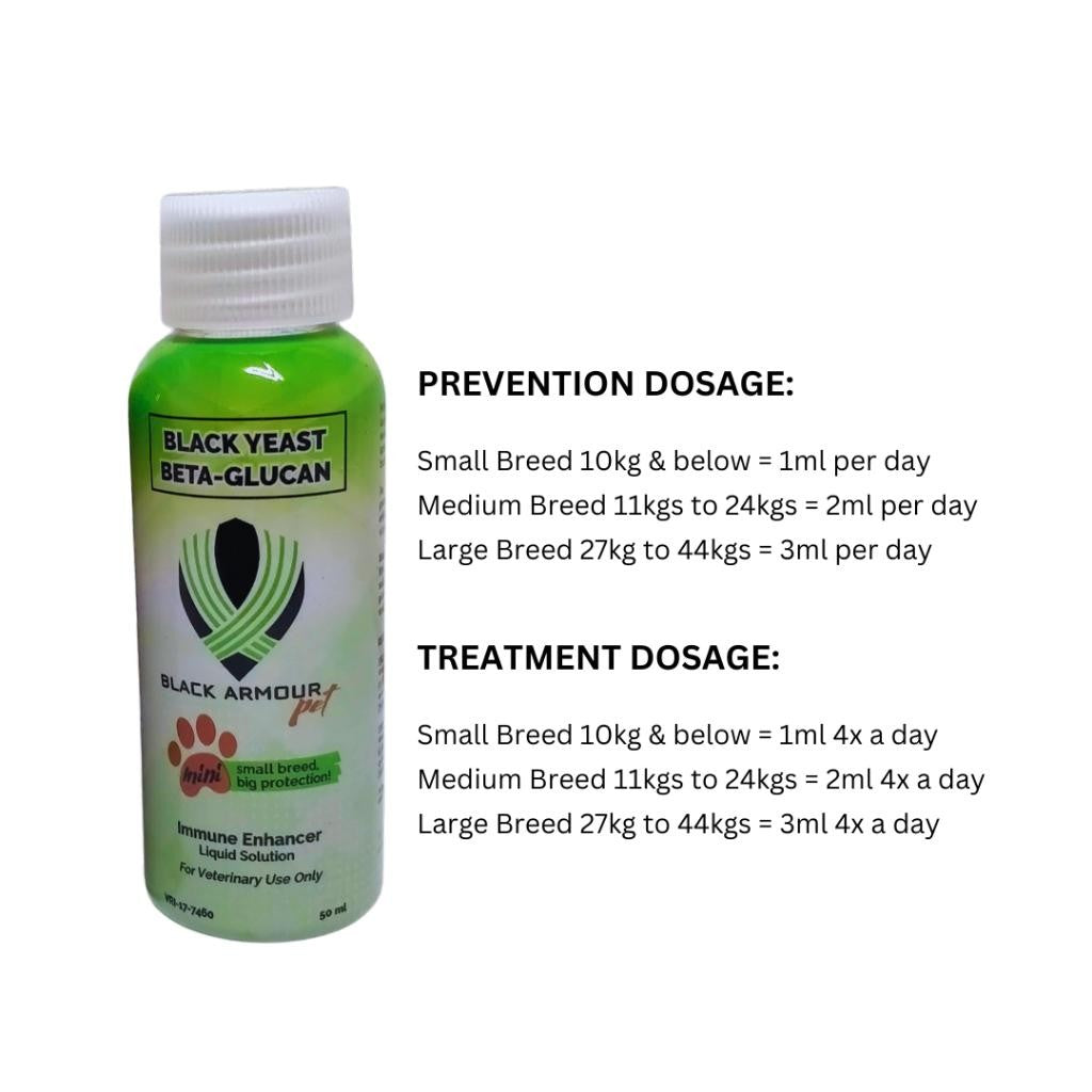 Black Armour Pet Mini Immune Booster for Small Breed 50ml