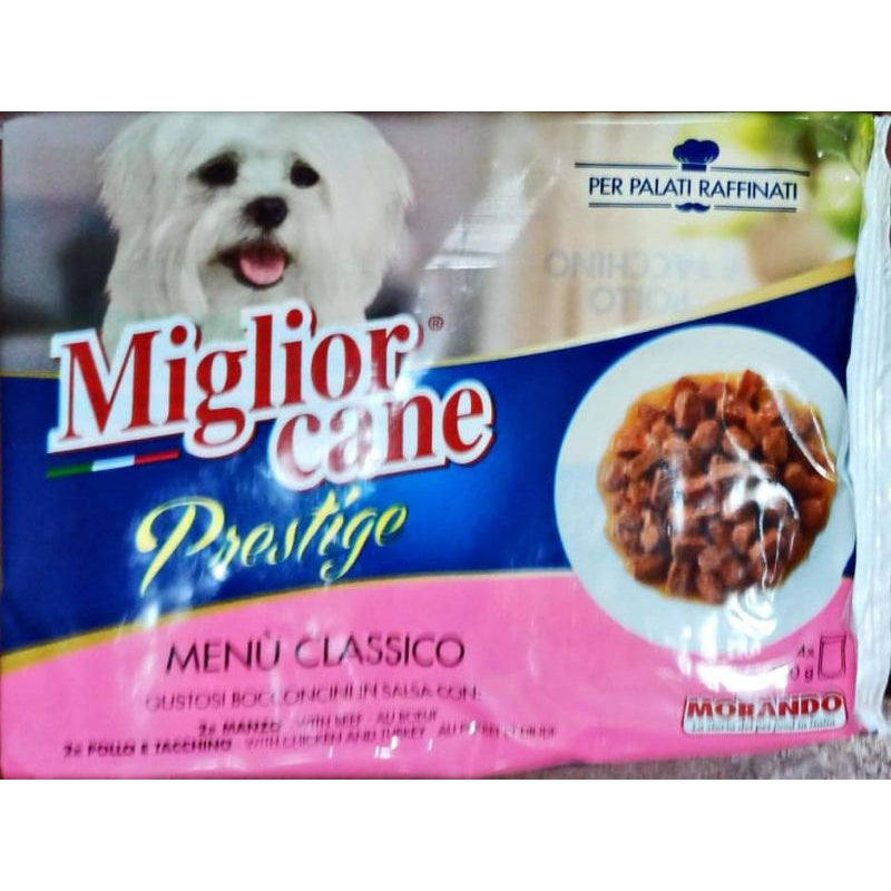 Miglior Cane Prestige Wet Dog Food (4pouches per pack 100g per pack) 400g