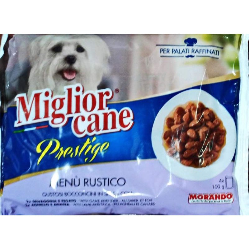Miglior Cane Prestige Wet Dog Food (4pouches per pack 100g per pack) 400g