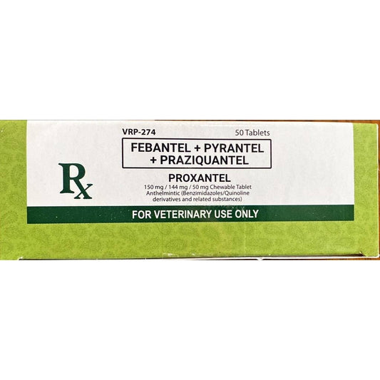Proxantel Dewormer Chewable Tablet for Dogs & Cats 1box