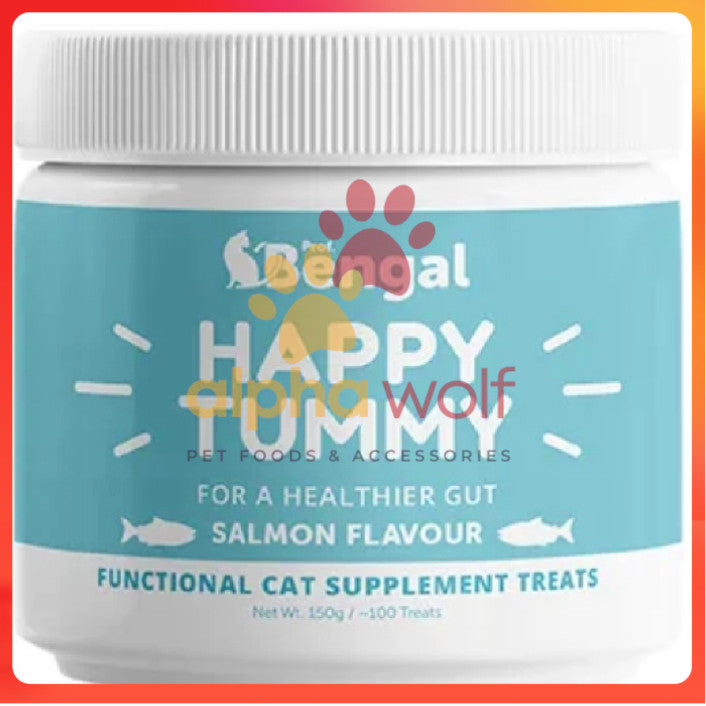 Prof Bengal Happy Tummy Cat Treats & Snacks with Probiotics 150g