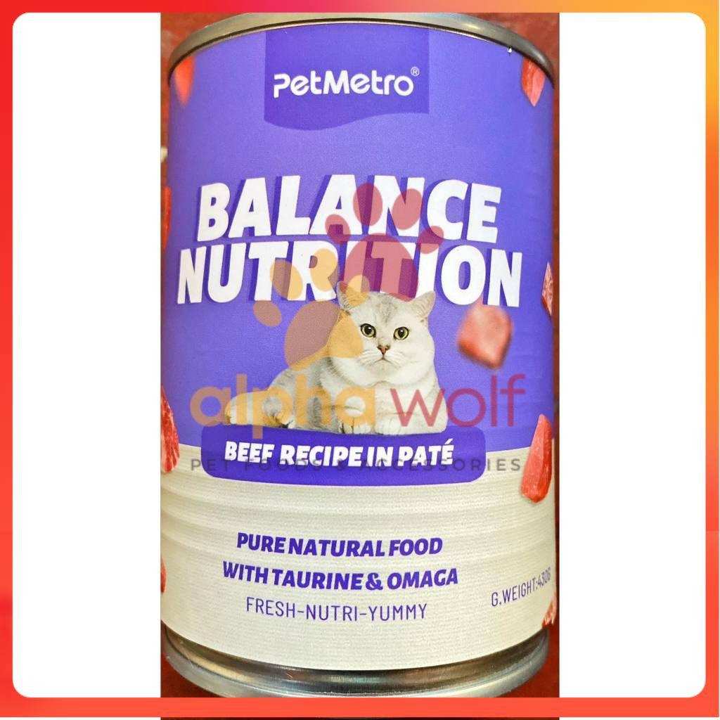 PetMetro Balance Nutrition Wet Cat Food in Can 430g