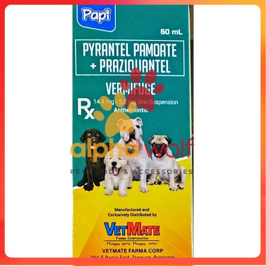 Papi Vermifuge Suspension Dewormer 60ml