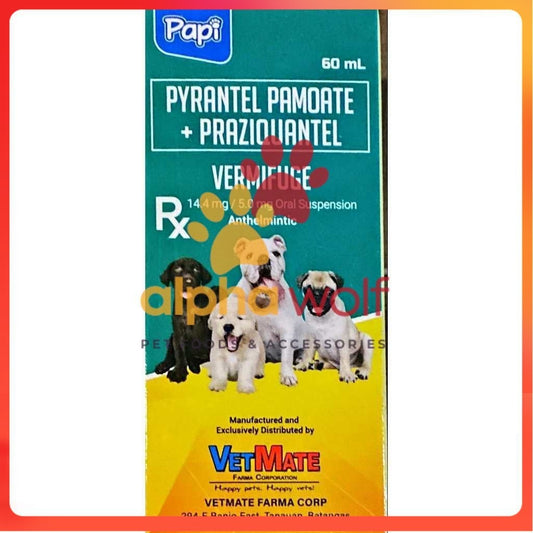 Papi Vermifuge Suspension Dewormer 60ml