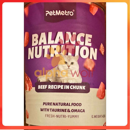 PetMetro Balance Nutrition in Chunk and Jelly 430g