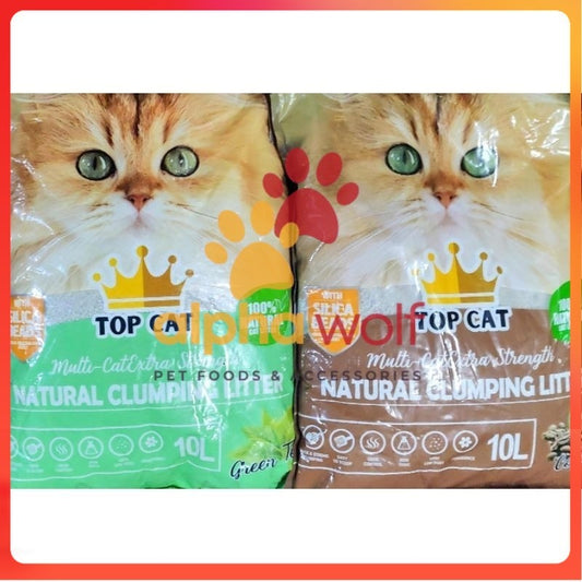 Top Cat Litter Sand Natural Clumping Litter 10L