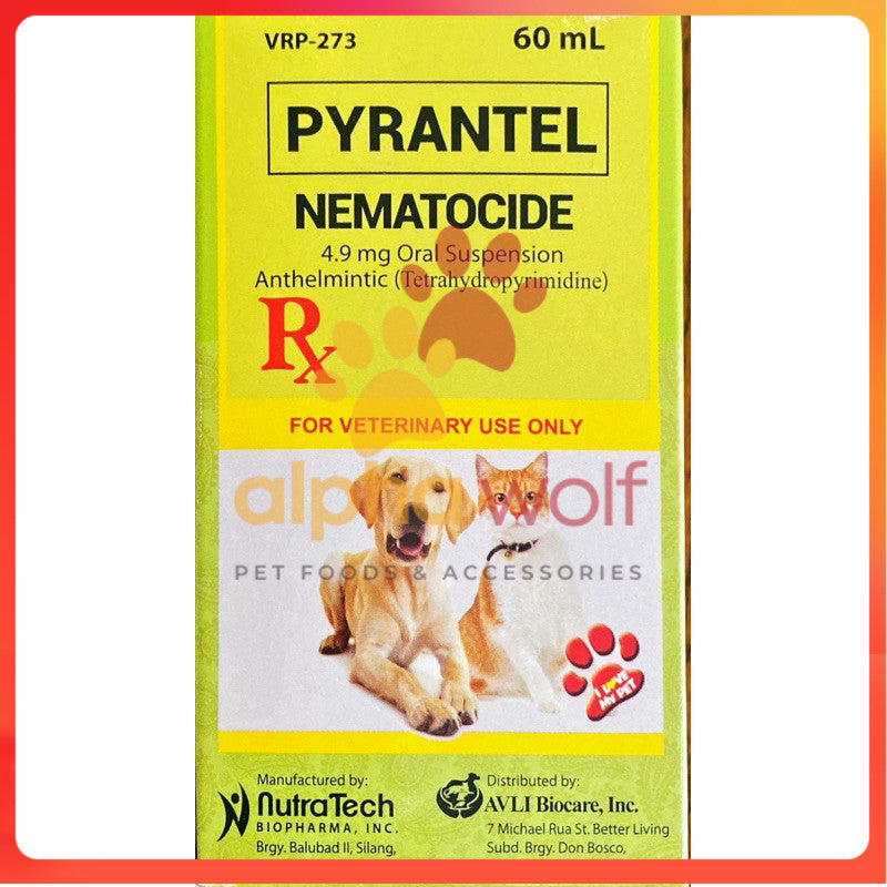 Nematocide Pyrantel Embonate Dewormer 15ml - 60ml