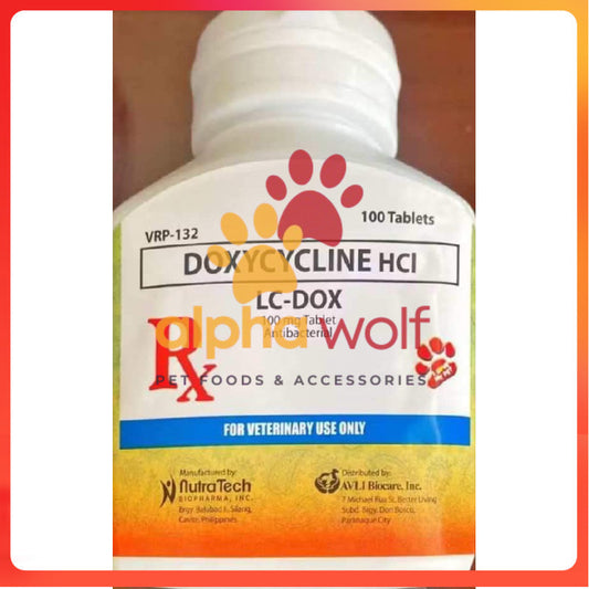 Lc Dox Tablet 100mg Antibacterial For Dog & Cat