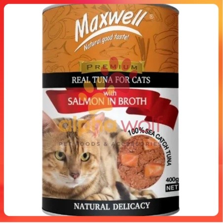 Maxwell Premium Real Tuna Canned Cat Food 400g