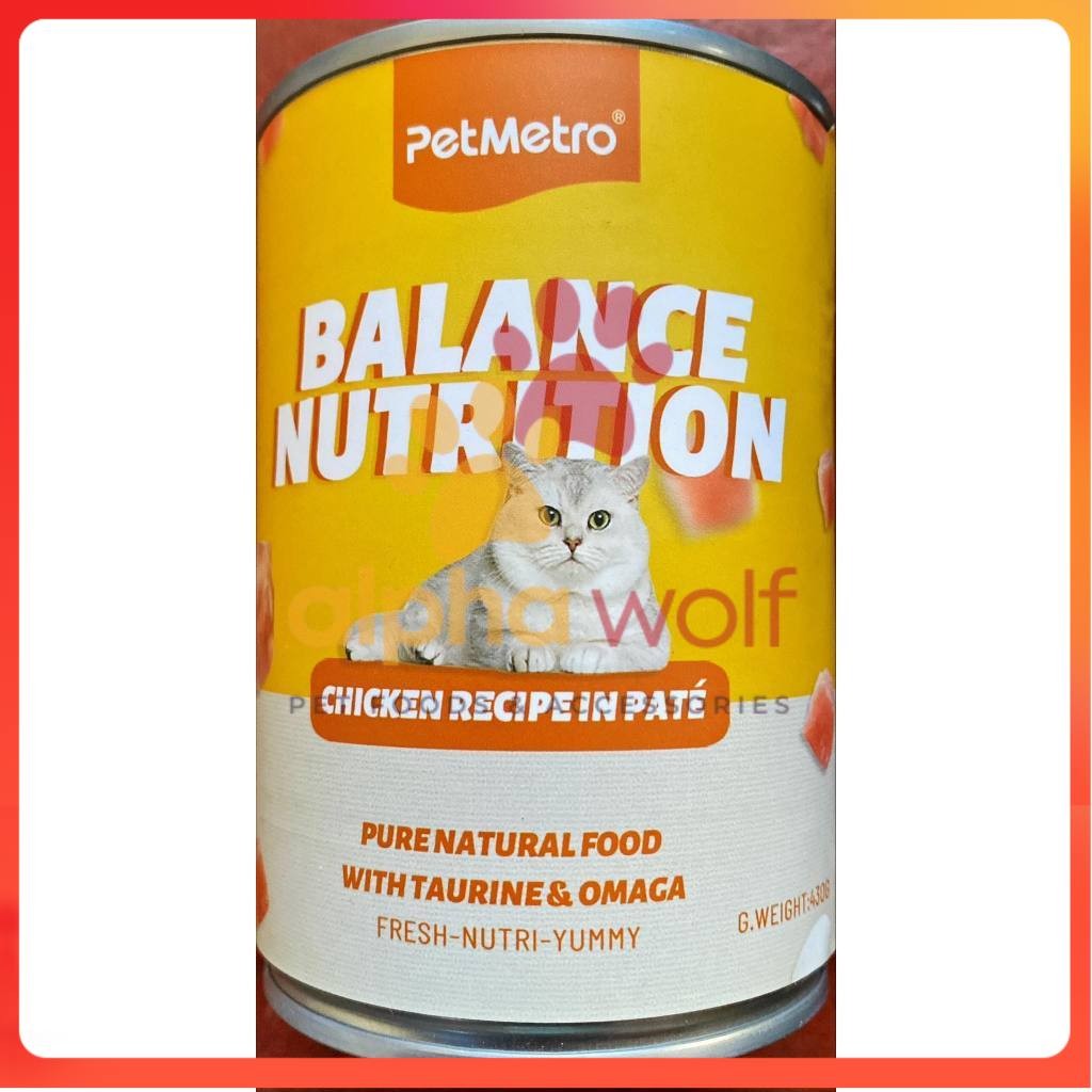PetMetro Balance Nutrition Wet Cat Food in Can 430g