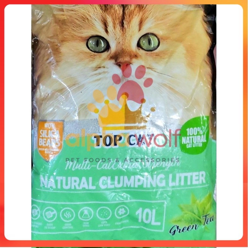 Top Cat Litter Sand Natural Clumping Litter 10L