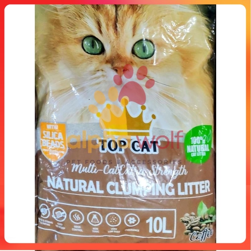 Top Cat Litter Sand Natural Clumping Litter 10L