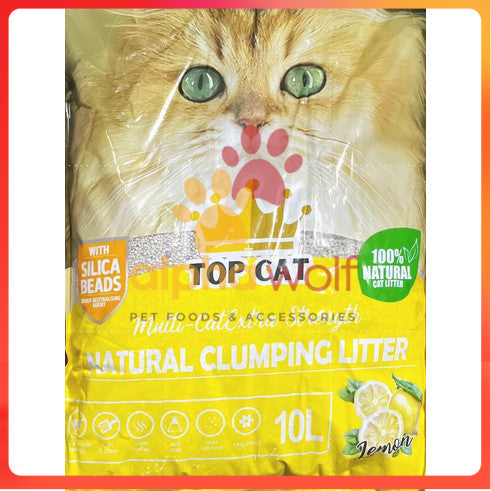 Top Cat Litter Sand Natural Clumping Litter 10L