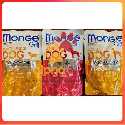Monge Grill for Dogs Wet in Pouch 100g