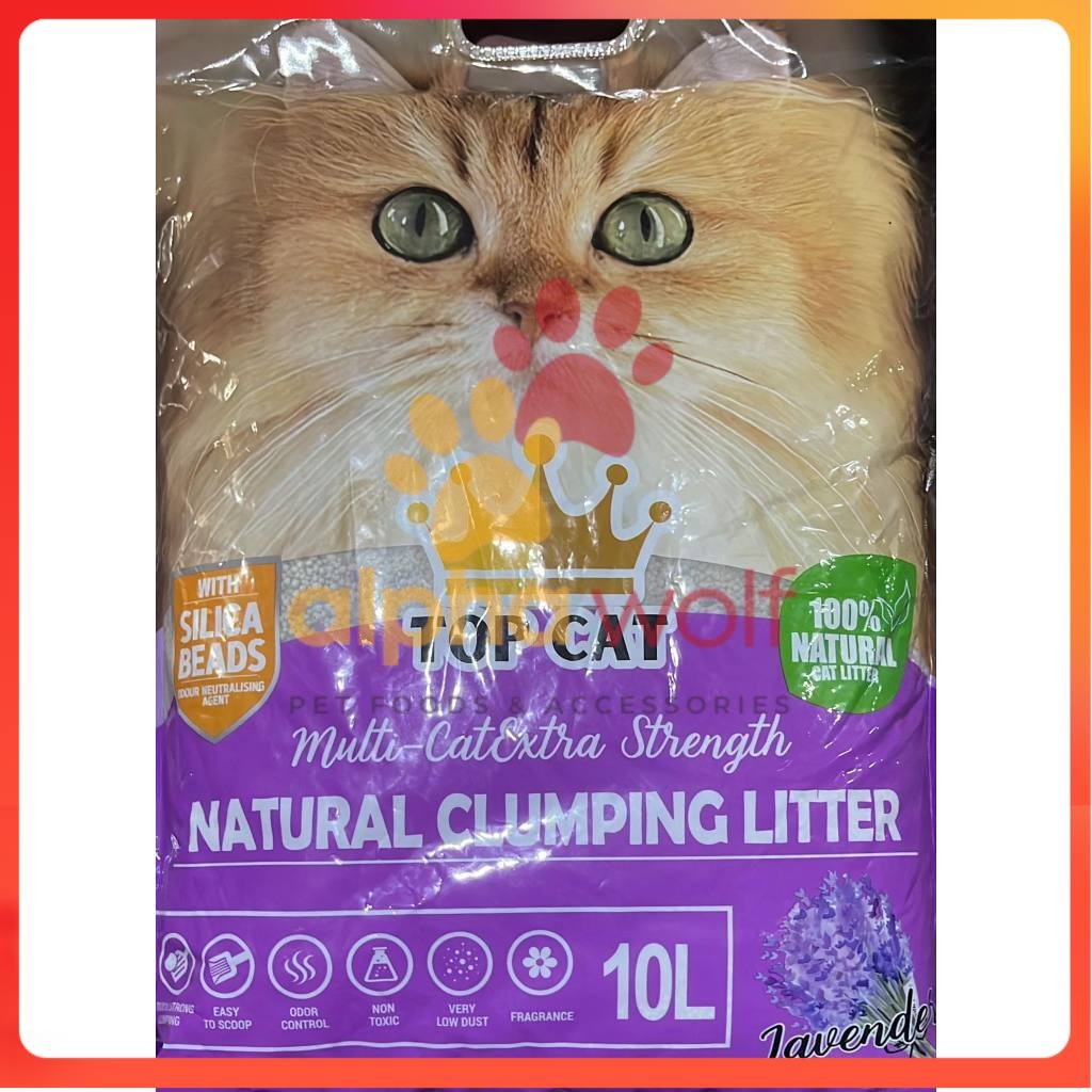 Top Cat Litter Sand Natural Clumping Litter 10L