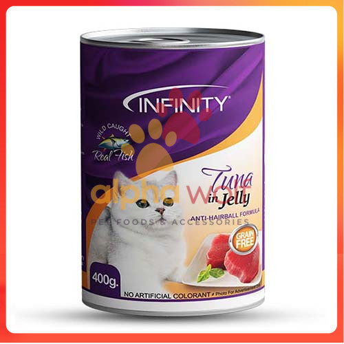 Infinity Wet Cat Can Food Tuna in Jelly 400g