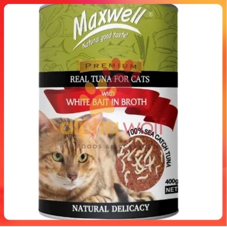 Maxwell Premium Real Tuna Canned Cat Food 400g