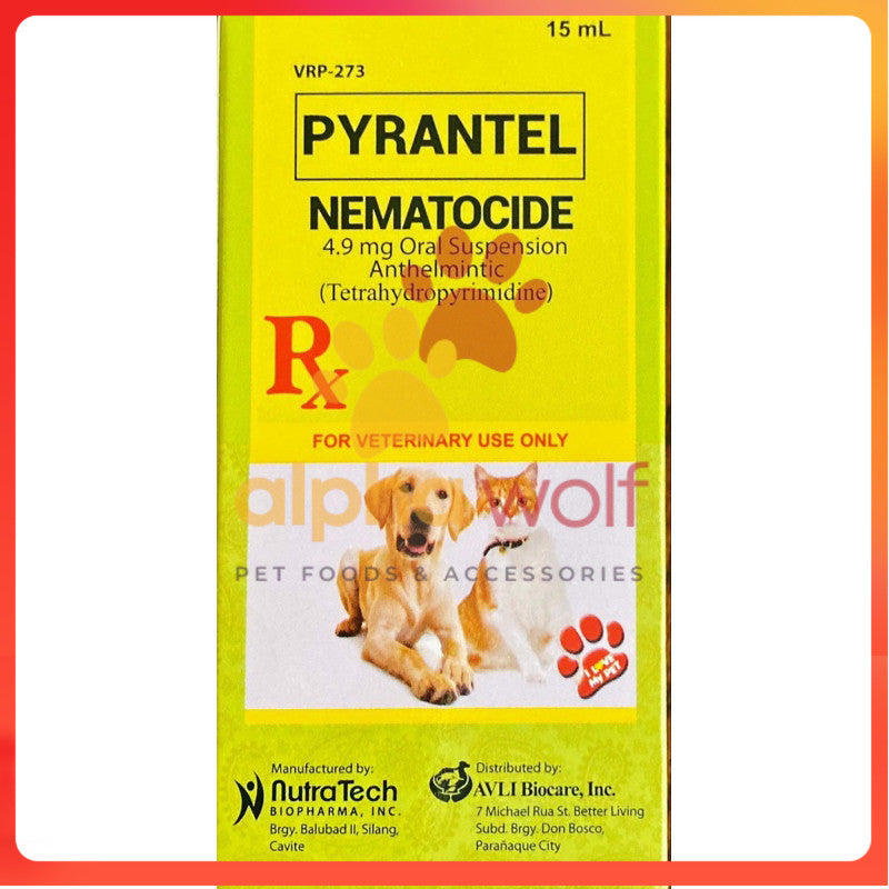 Nematocide Pyrantel Embonate Dewormer 15ml - 60ml