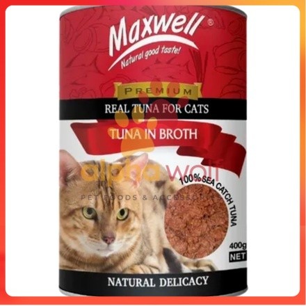 Maxwell Premium Real Tuna Canned Cat Food 400g