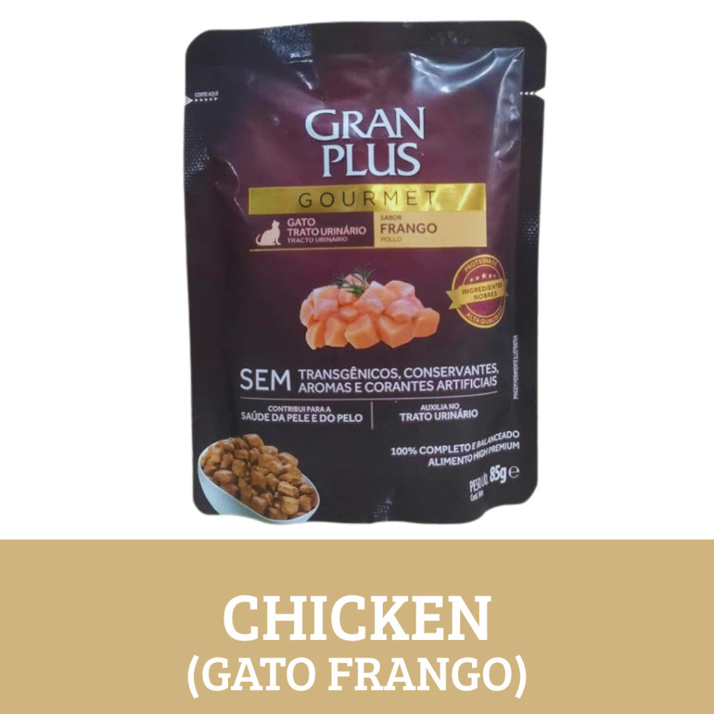 Gran Plus Gourmet Adult Cat Food in Pouch 85g