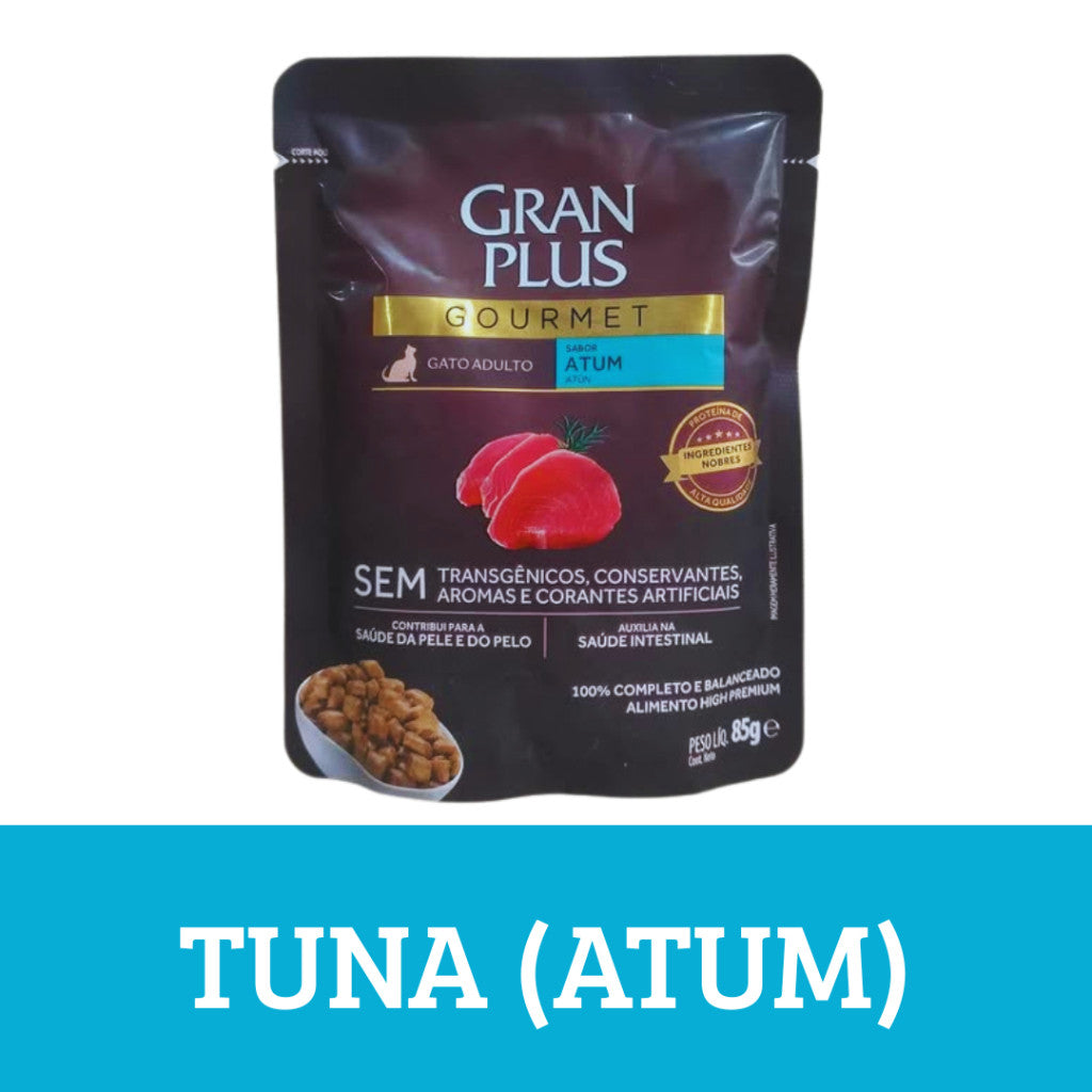 Gran Plus Gourmet Adult Cat Food in Pouch 85g