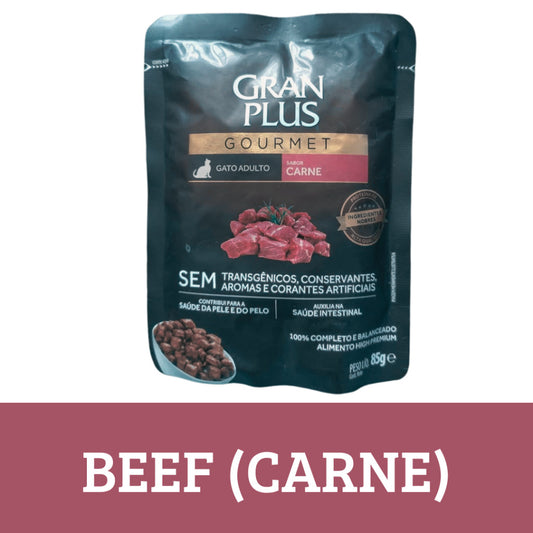 Gran Plus Gourmet Adult Cat Food in Pouch 85g